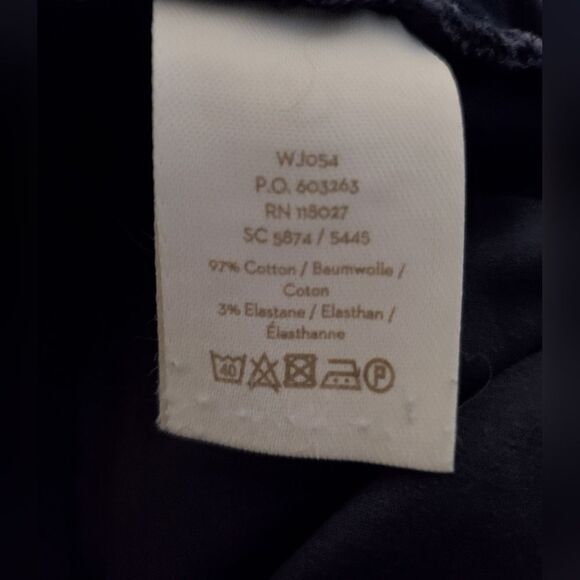 Boden Slim Blue Midrise Chino Shorts Size 8 - Picture 8 of 8